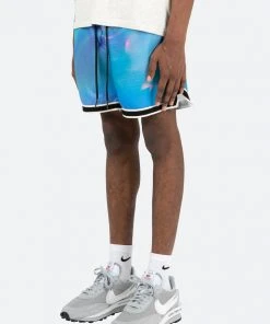 Mnml Digital Basketball Shorts - Blue Bottoms