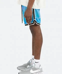 Mnml Digital Basketball Shorts - Blue Bottoms