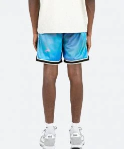 Mnml Digital Basketball Shorts - Blue Bottoms