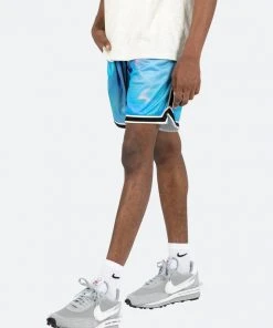 Mnml Digital Basketball Shorts - Blue Bottoms