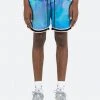 Mnml Digital Basketball Shorts - Blue Bottoms