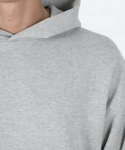 Mnml Double Layer Hoodie - Grey Outerwear