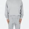 Mnml Double Layer Hoodie - Grey Outerwear