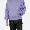 Mnml Outerwear Double Layer Hoodie - Purple