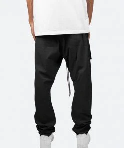 Mnml Drop Crotch Cargo Pants - Black Bottoms