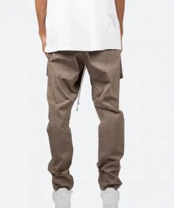Mnml Drop Crotch Cargo Pants - Stone Bottoms