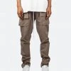 Mnml Drop Crotch Cargo Pants - Stone Bottoms