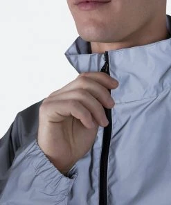Mnml Every Day Half Zip Jacket - Silver Outerwear