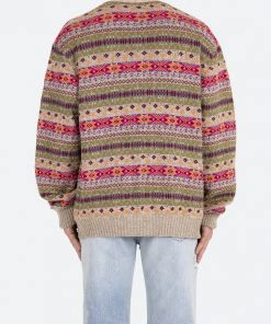 Mnml Fair Isle Cardigan - Multi Outerwear
