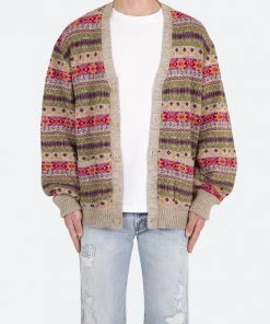 Mnml Fair Isle Cardigan - Multi Outerwear