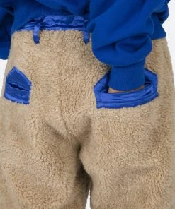 Mnml Faux Fur Pants - Off White Bottoms