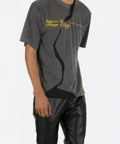 Mnml Fear City Tee - Black Tops