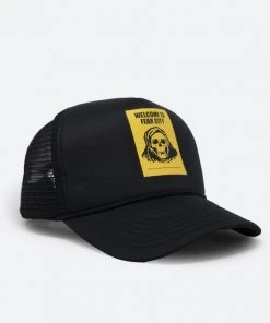 Mnml Fear City Trucker Cap - Black/Yellow Accessories
