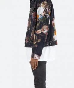 Mnml Floral Trucker Jacket - Multi