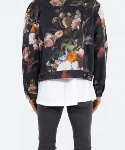 Mnml Floral Trucker Jacket - Multi
