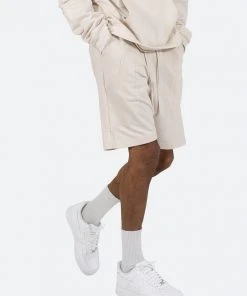Mnml Geo Paneled Sweatshorts - Off White
