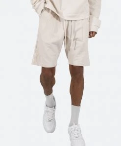 Mnml Geo Paneled Sweatshorts - Off White