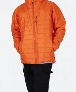 Mnml Outerwear Layering Quilted Jacket - Orange
