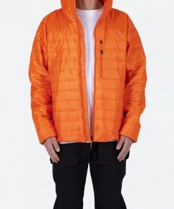 Mnml Outerwear Layering Quilted Jacket - Orange