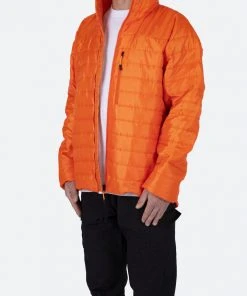Mnml Outerwear Layering Quilted Jacket - Orange