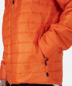 Mnml Outerwear Layering Quilted Jacket - Orange