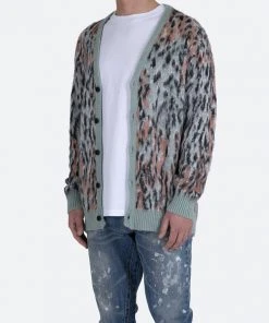 Mnml Leopard Cardigan Sweater - Multi Outerwear