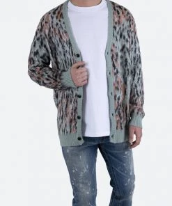 Mnml Leopard Cardigan Sweater - Multi Outerwear