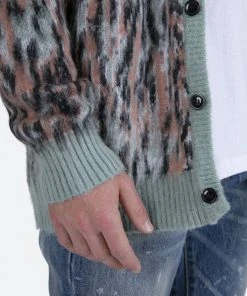 Mnml Leopard Cardigan Sweater - Multi Outerwear