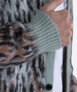 Mnml Leopard Cardigan Sweater - Multi Outerwear