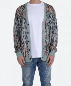 Mnml Leopard Cardigan Sweater - Multi Outerwear