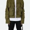 Mnml Lightweight Cargo Jacket - Olive Outerwear