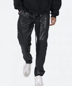 Mnml Lined Nylon Pants - Black