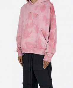 Mnml Loose Ends Hoodie - Vintage Red