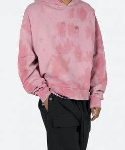 Mnml Loose Ends Hoodie - Vintage Red