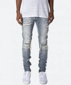 Mnml M1 Repaired Slim Denim - Blue