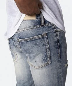 Mnml M1 Repaired Slim Denim - Blue