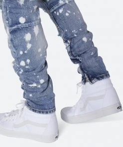 Mnml M1 Splash Slim Denim - Blue