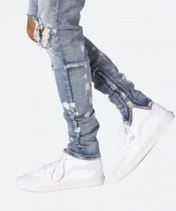 Mnml M1 Splash Stretch Slim Denim - Blue