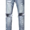 Mnml M1 Splash Stretch Slim Denim - Blue