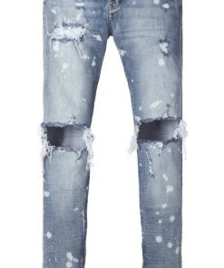 Mnml M1 Splash Stretch Slim Denim - Blue