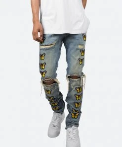 Mnml M188 Butterfly Slim Denim - Blue