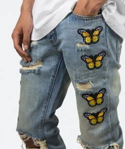 Mnml M188 Butterfly Slim Denim - Blue