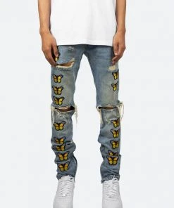 Mnml M188 Butterfly Slim Denim - Blue