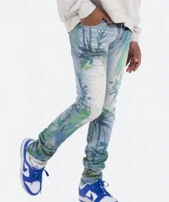 Mnml M312 Overlay Slim Denim - Blue