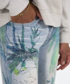 Mnml M312 Overlay Slim Denim - Blue