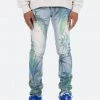 Mnml M312 Overlay Slim Denim - Blue