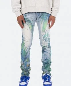 Mnml M312 Overlay Slim Denim - Blue