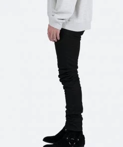 Mnml M318 Suede Slim Pants - Black