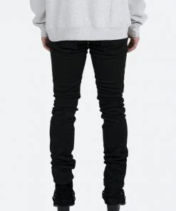 Mnml M318 Suede Slim Pants - Black