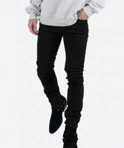 Mnml M318 Suede Slim Pants - Black